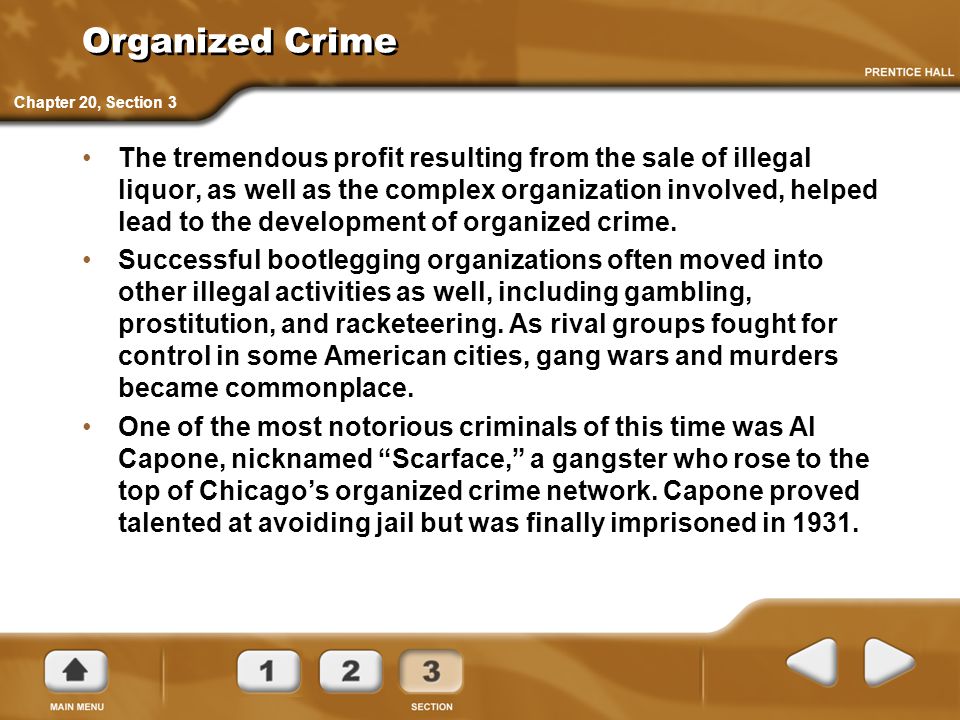 The Evolution of Organized Crime&nbspEssay